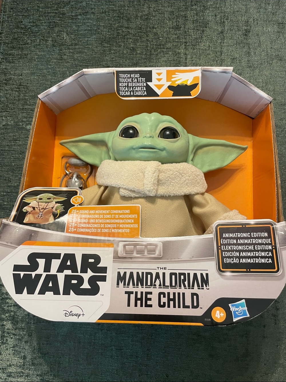 Hasbro Star Wars The Child Plush - Green with Tan Robe, unopened